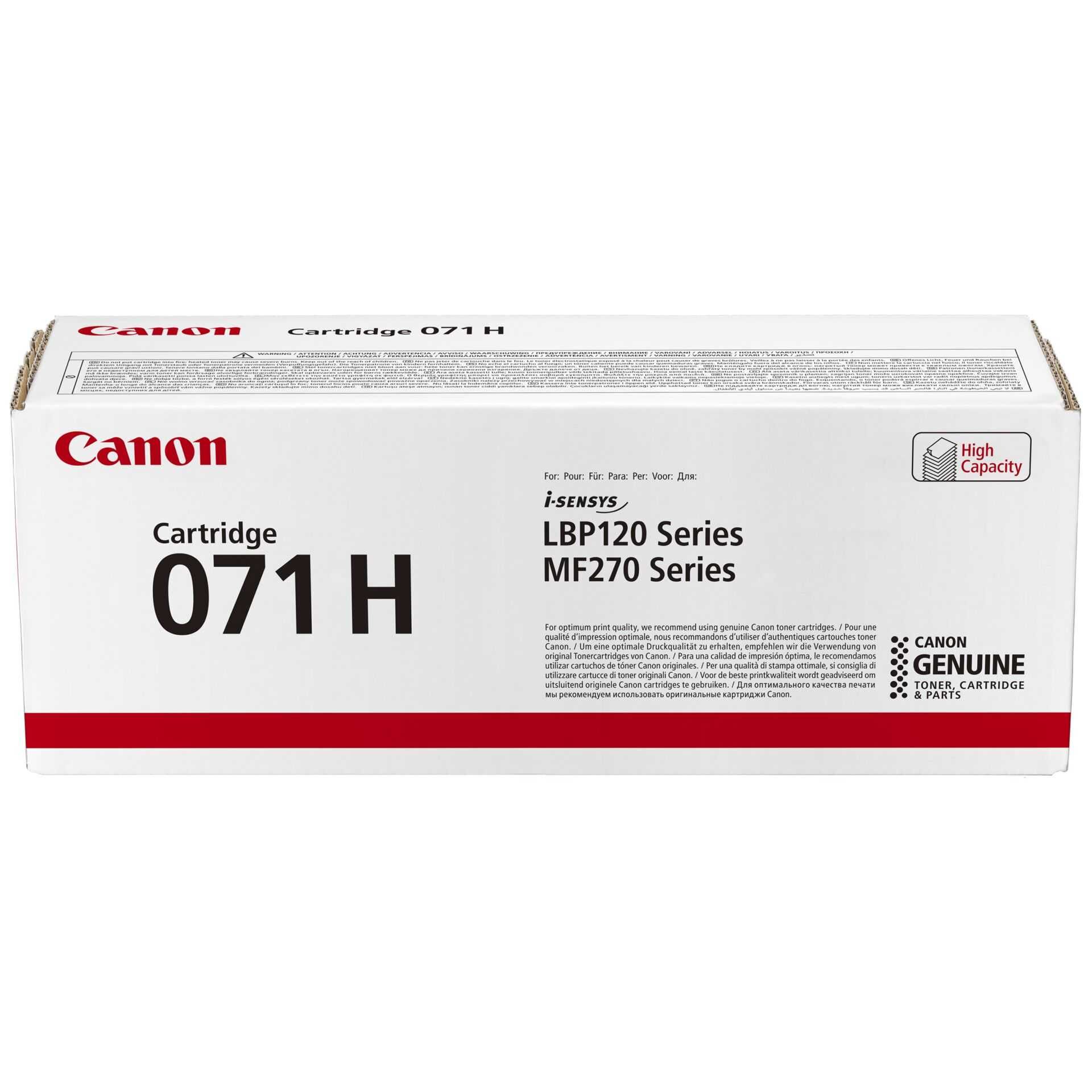 Canon Toner Cartridge 071 H schwarz