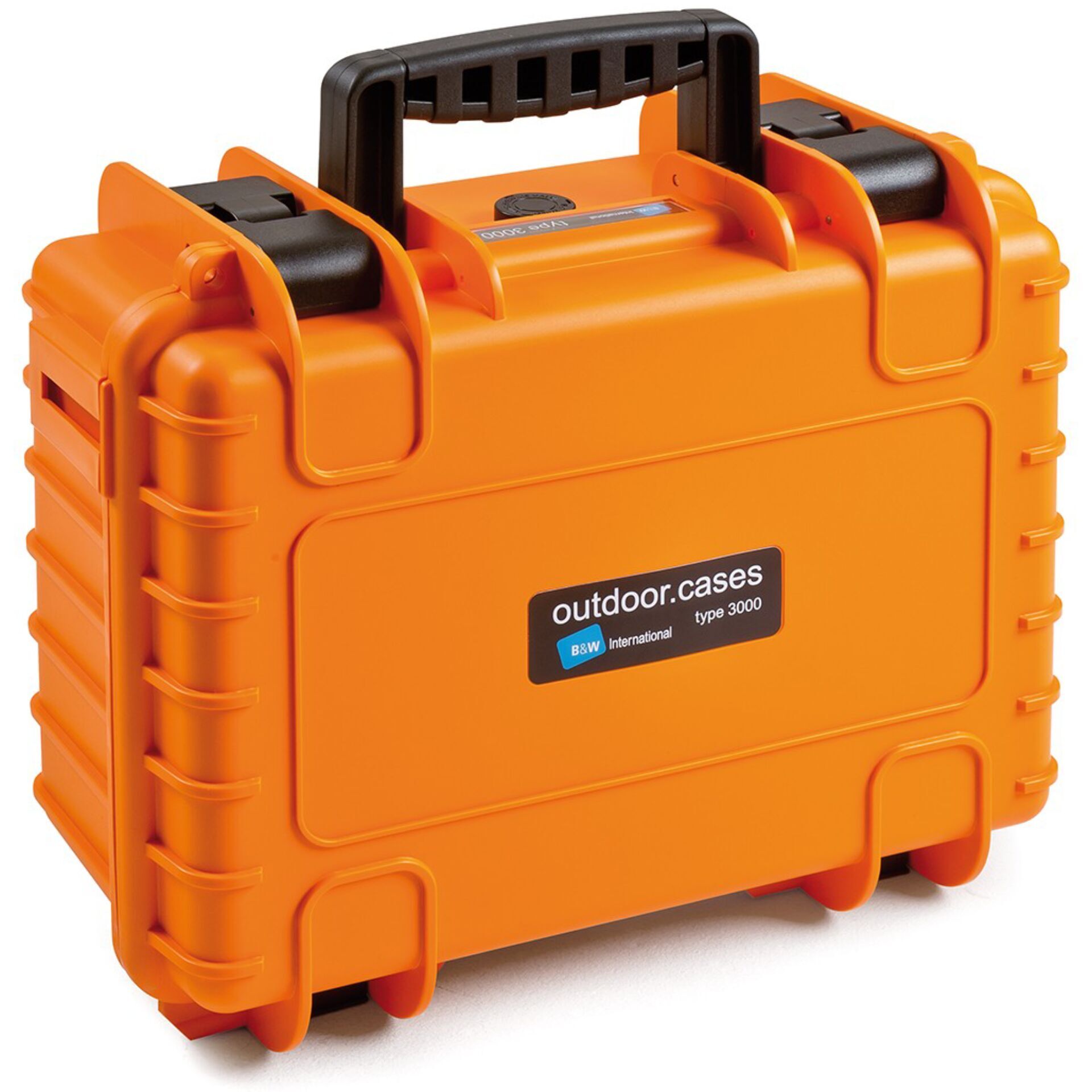 B&W outdoor.case Type 3000 - Hartschalentasche für Digitalkamera mit Objektiven - Polypropylen - orange