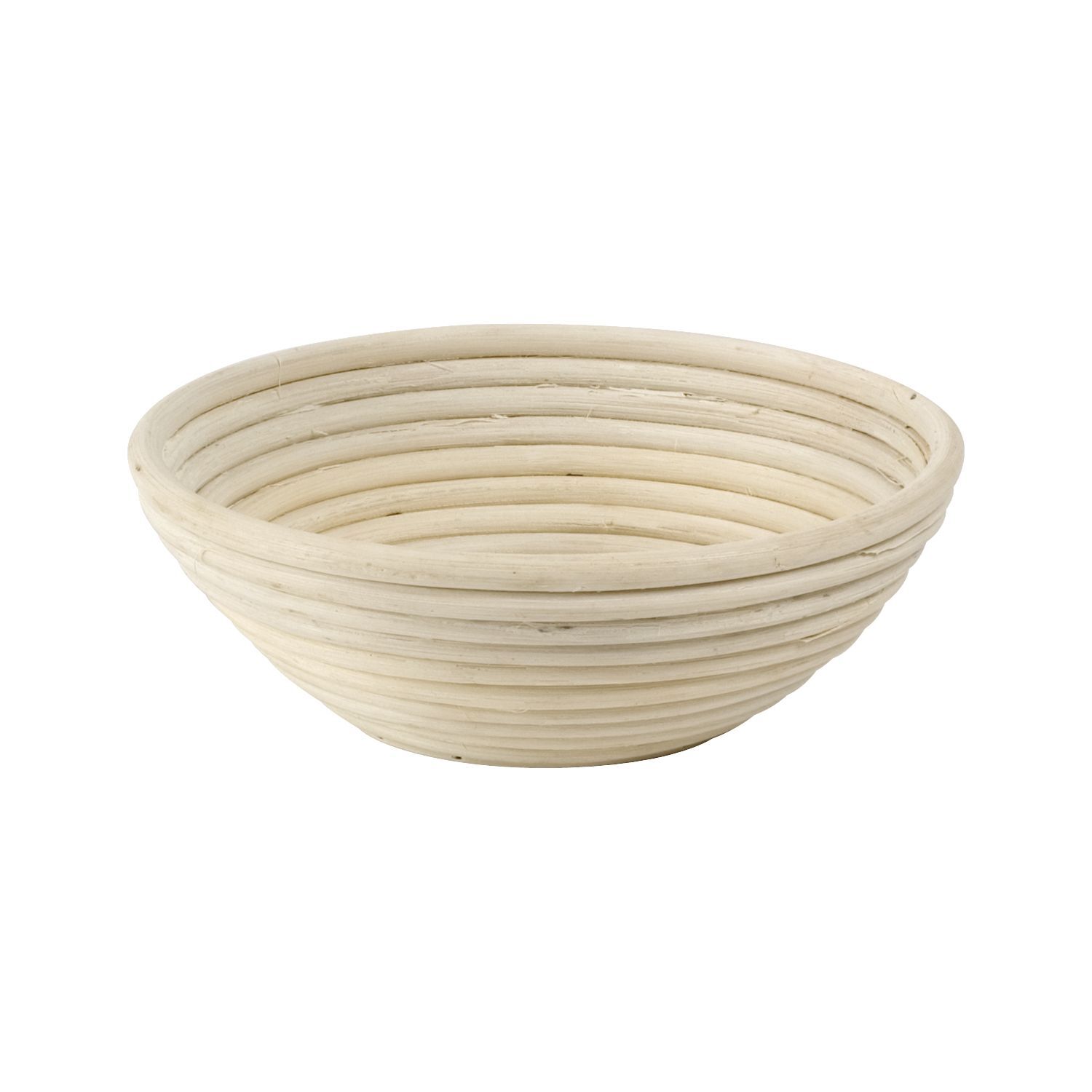Gärkorb rund, Peddigrohr, Höhe: 85 mm, ø: 230 mm