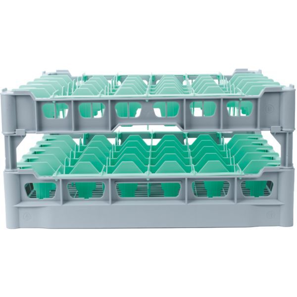 FRIES Clixrack Gläserkorb Fachgröße 75 x 75 mm, für 36 Gläser, Höhe: 150 mm
