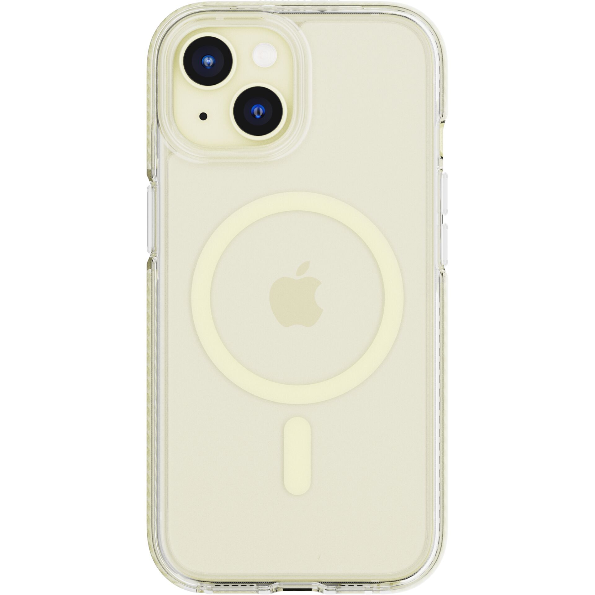Tech21 EvoCrystal Case MagSafe for iPhone 15 Yellow