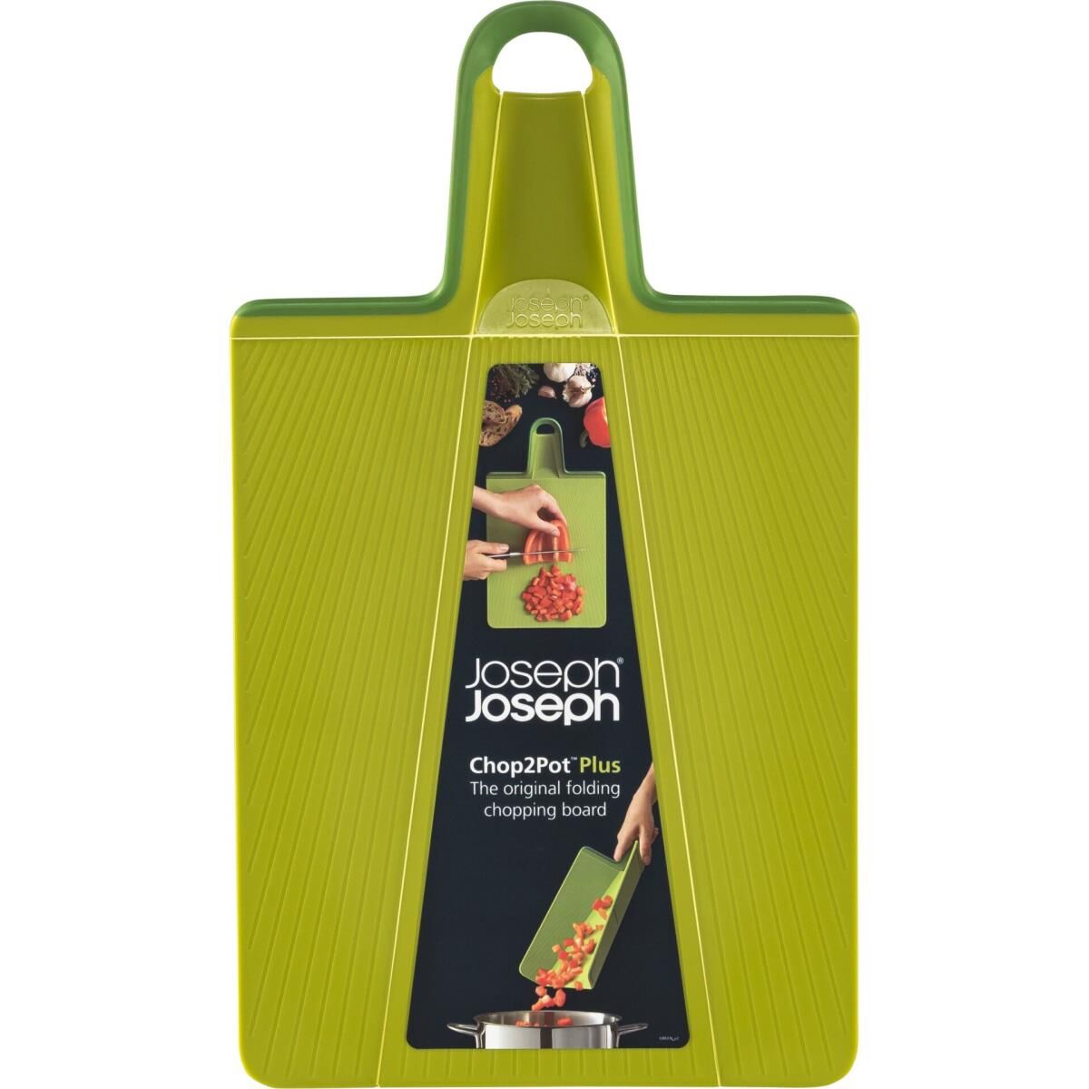 Joseph Joseph  Chop2Pot Plus Faltbares Schneidebrett (Normal) - Grün