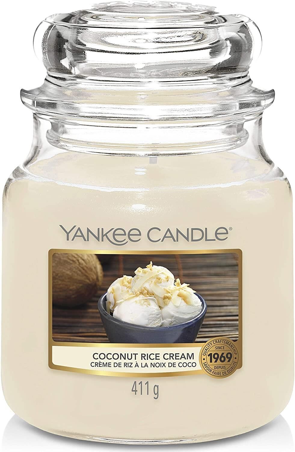 Yankee Candle  COCONUT RICE CREAM CLASSIC MEDIUM JAR 411G THE LAST PARADISE