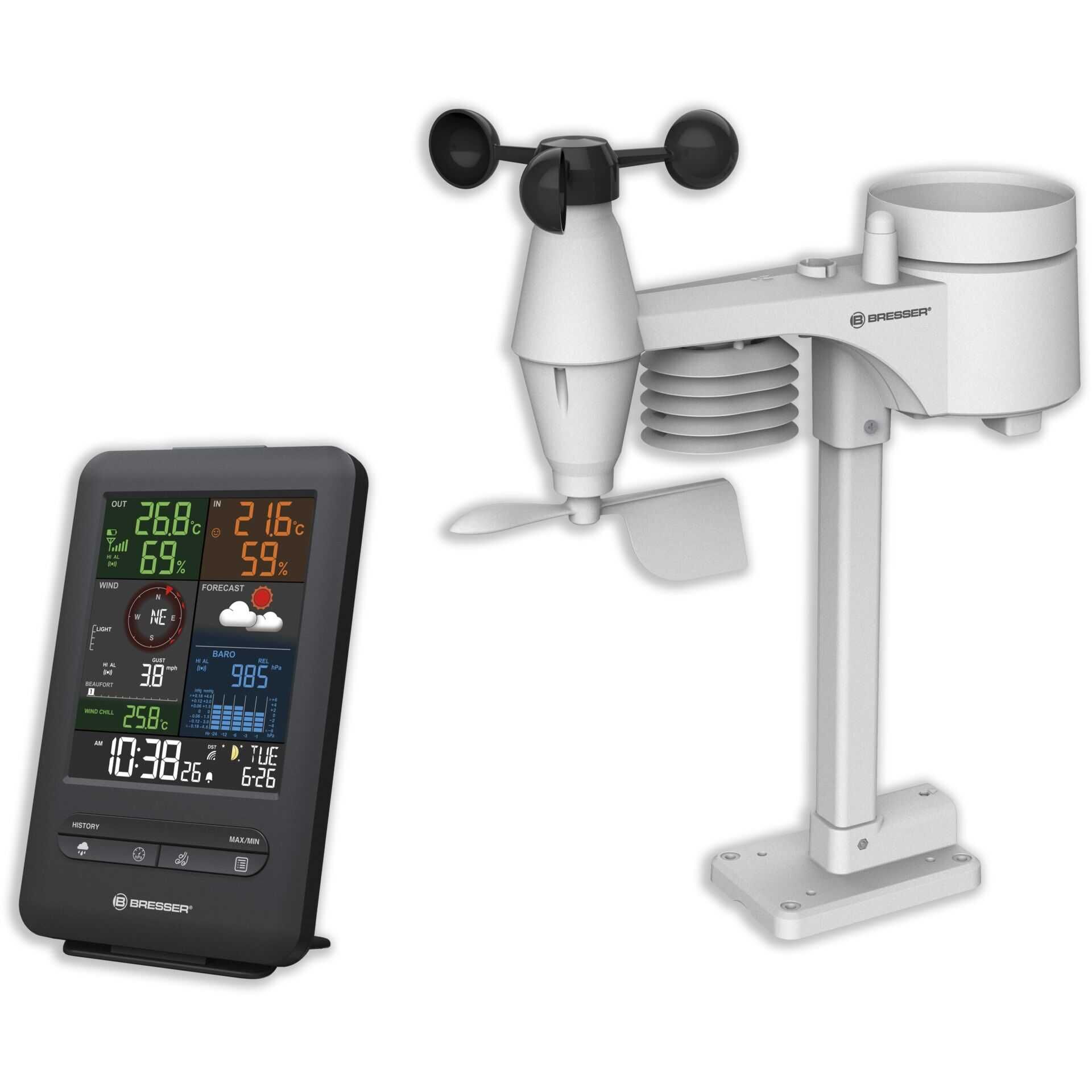 Bresser Weather Center 5-in-1 Beaufort - Wetterstation - kabellos