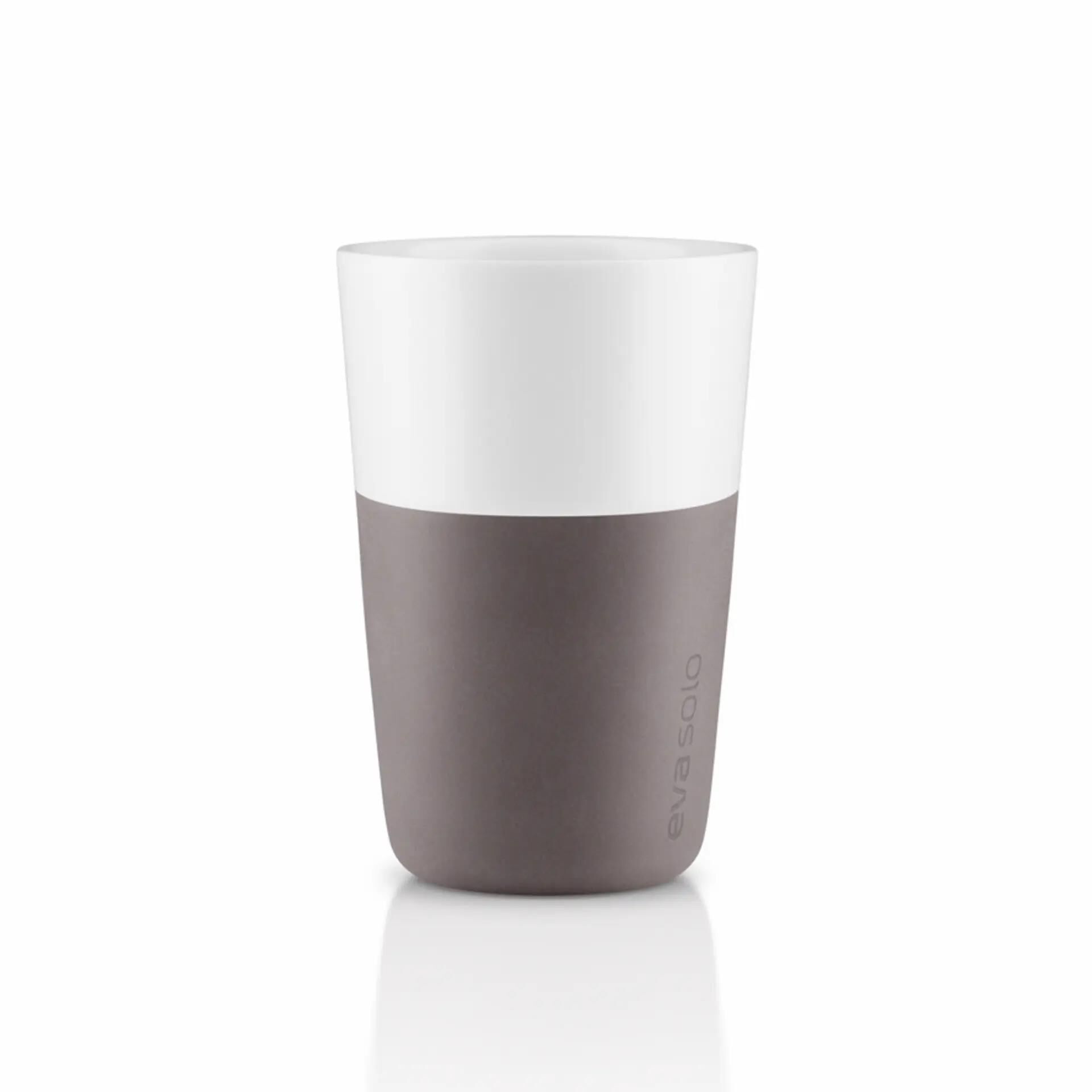 Eva Solo Cafe Latte-Becher - 2 stck - elephant grey