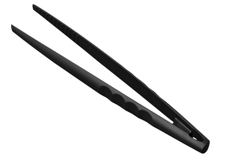 Kelomat Kochzange Kunststoff schwarz 31cm für schonenendes Wenden der Speisen