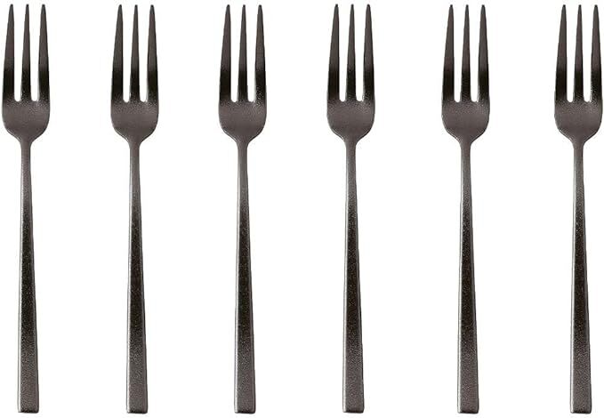 Sambonet Besteck Rock Set 6 Kuchengabeln Edelstahl