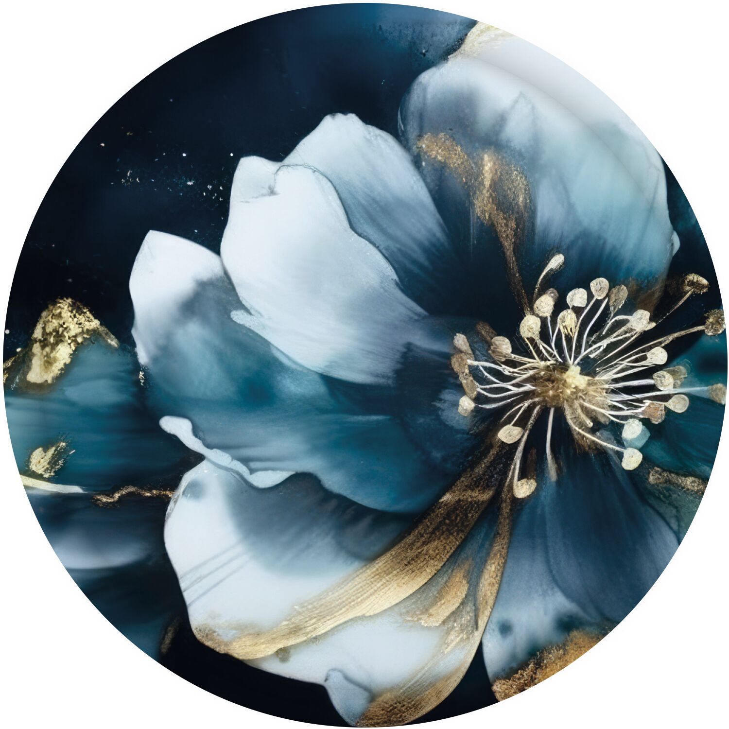 Ersatzdeckel 10-tlg., Klatschmohn blau, TO: 63