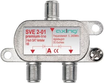 Axing SVE 20-01 Sat Verteiler 2-fach