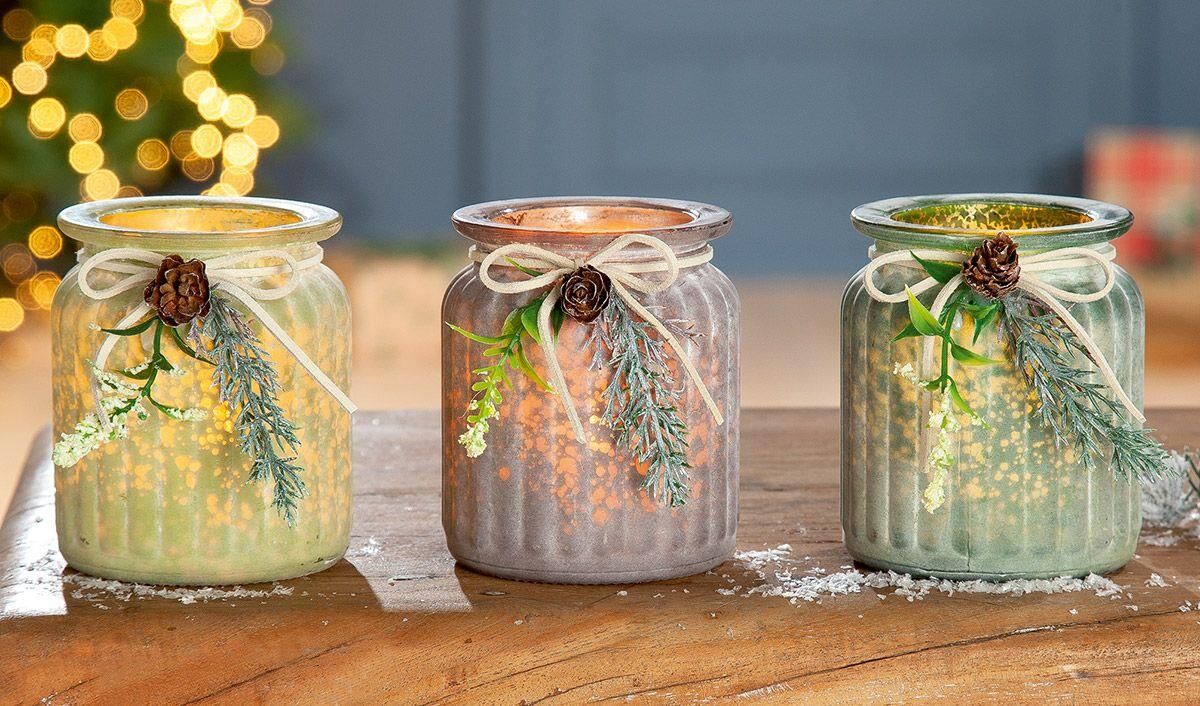 Gilde Glas Windlicht Caletta 25979