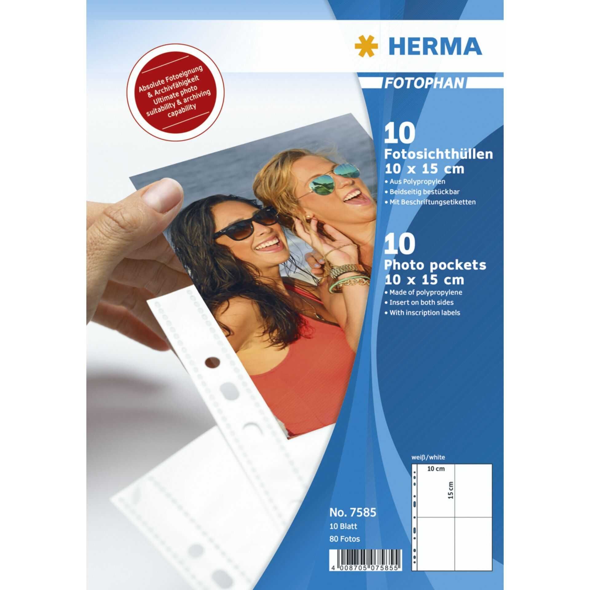 HERMA Fotophan - Hülle x 10