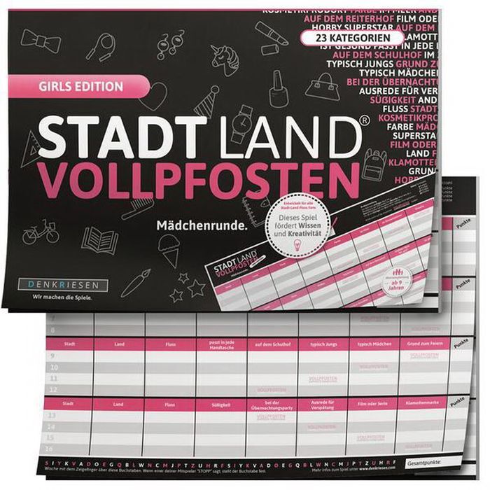 Denkriesen, Stadt Land Vollpfosten® Girls Edition, SL2006