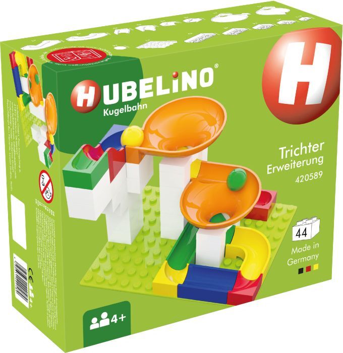 Hubelino HUBELINO Kugelbahn Trichter Erweiterung (44-teilig) 420589