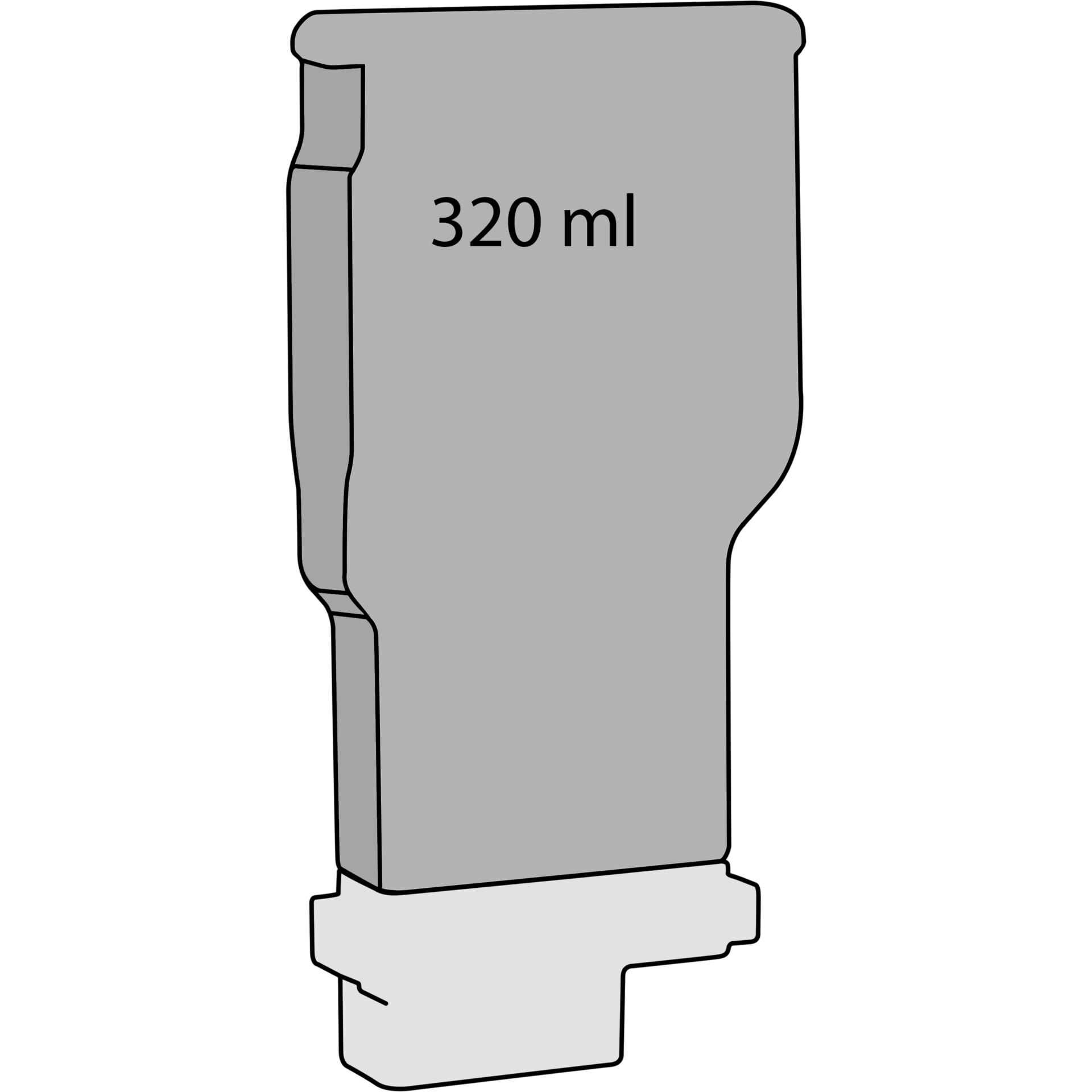 Canon PFI-320 C - 300 ml - Cyan - original - Tintenbehälter - für imagePROGRAF GP-200, GP-300, TM-200, TM-205, TM-300, TM-305