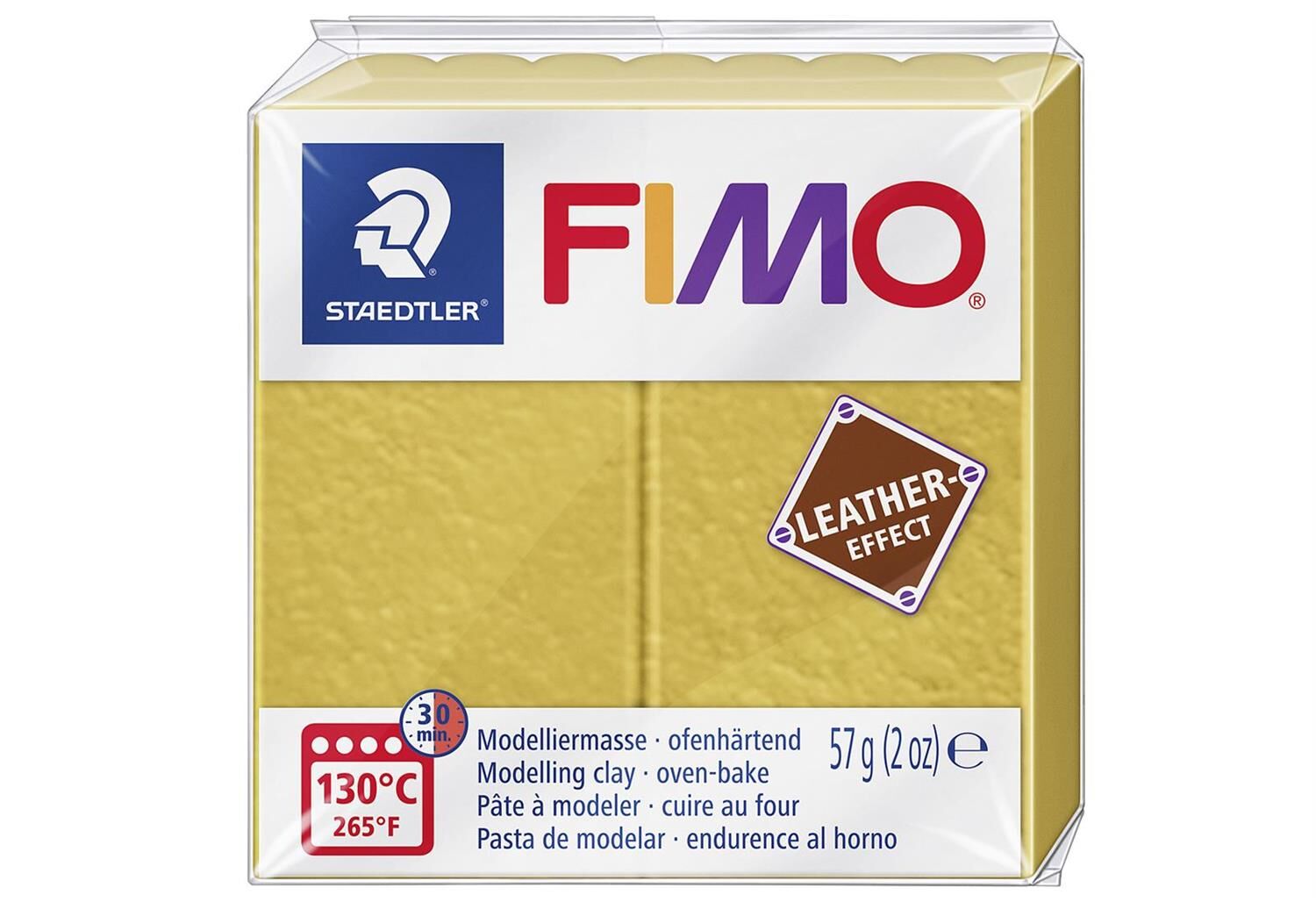 STAEDTLER Modelliermasse Fimo Leder effect ocker