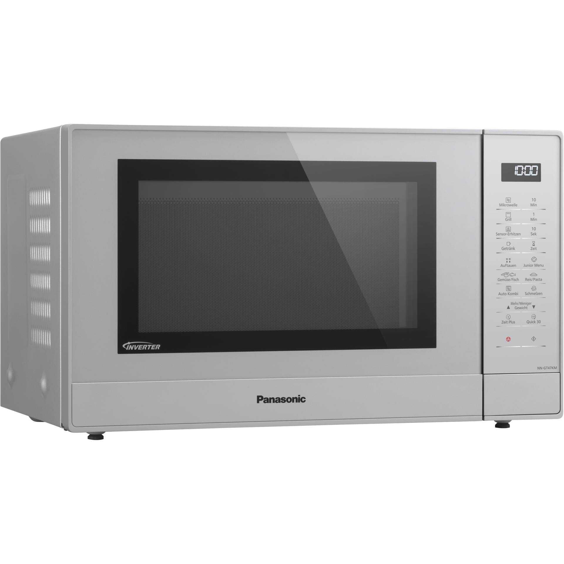 Panasonic NN-GT47KMGPG - Mikrowellenofen mit Grill - freistehend - 31 Liter - 1000 W - Silber