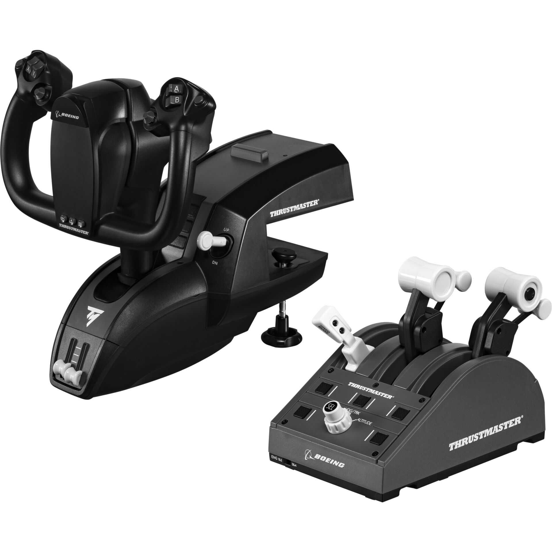 Thrustmaster Civil Aviation (TCA) Yoke Pack Boeing Edition - Steuerhorn und Gasregler - kabelgebunden - für PC, Microsoft Xbox One, Microsoft Xbox Series S, Microsoft Xbox Series X