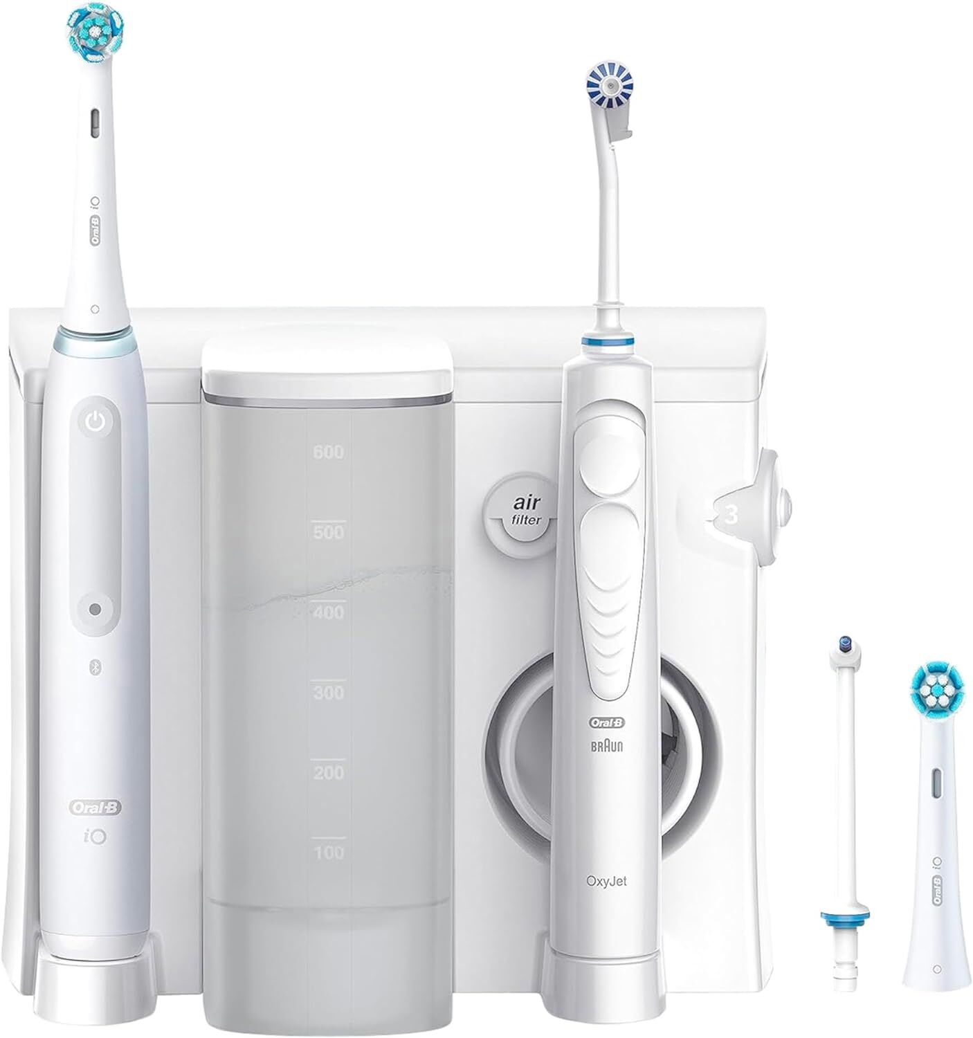 Oral-B Center OxyJet Reinigungssystem Munddusche + Oral-B iO4