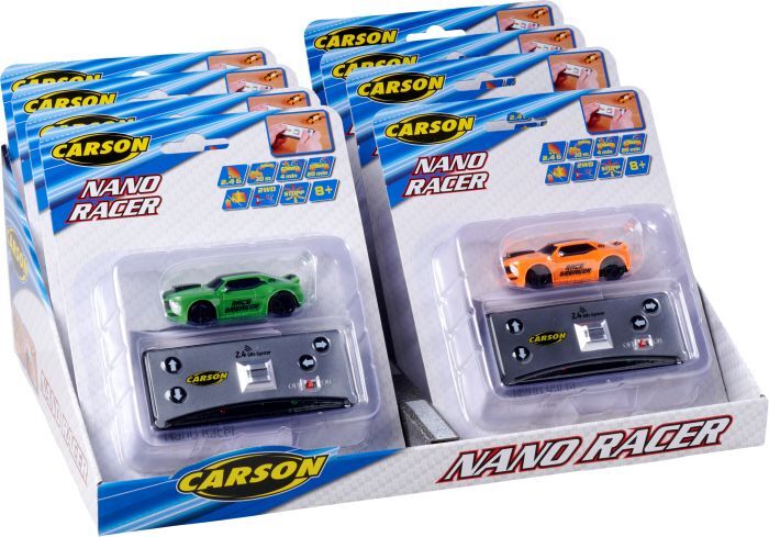 TAMIYA-CARSON CARSON Nano Racer Display 4-fach sortiert 500709029