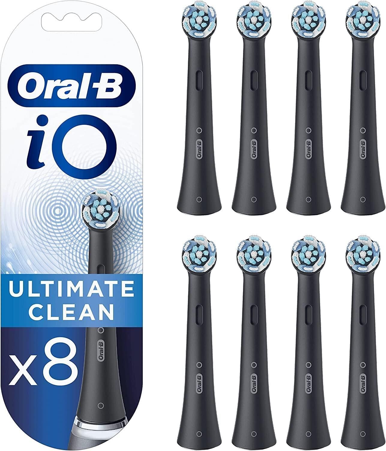 Oral-B Aufsteckbürsten iO Ultimative Reinigung 8er FFU schwarz