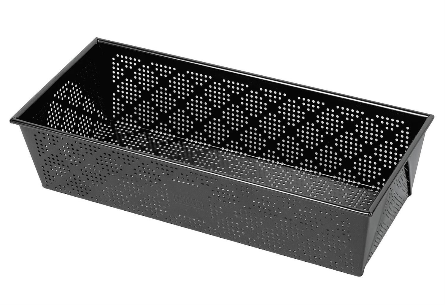 KAISER Brotbackform Inspiration 35cm perforiert schwarz