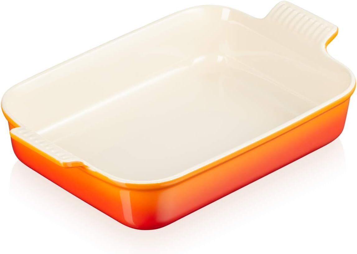 Le Creuset Backform Heritage Ofenrot 32 x 24 cm 4 Liter