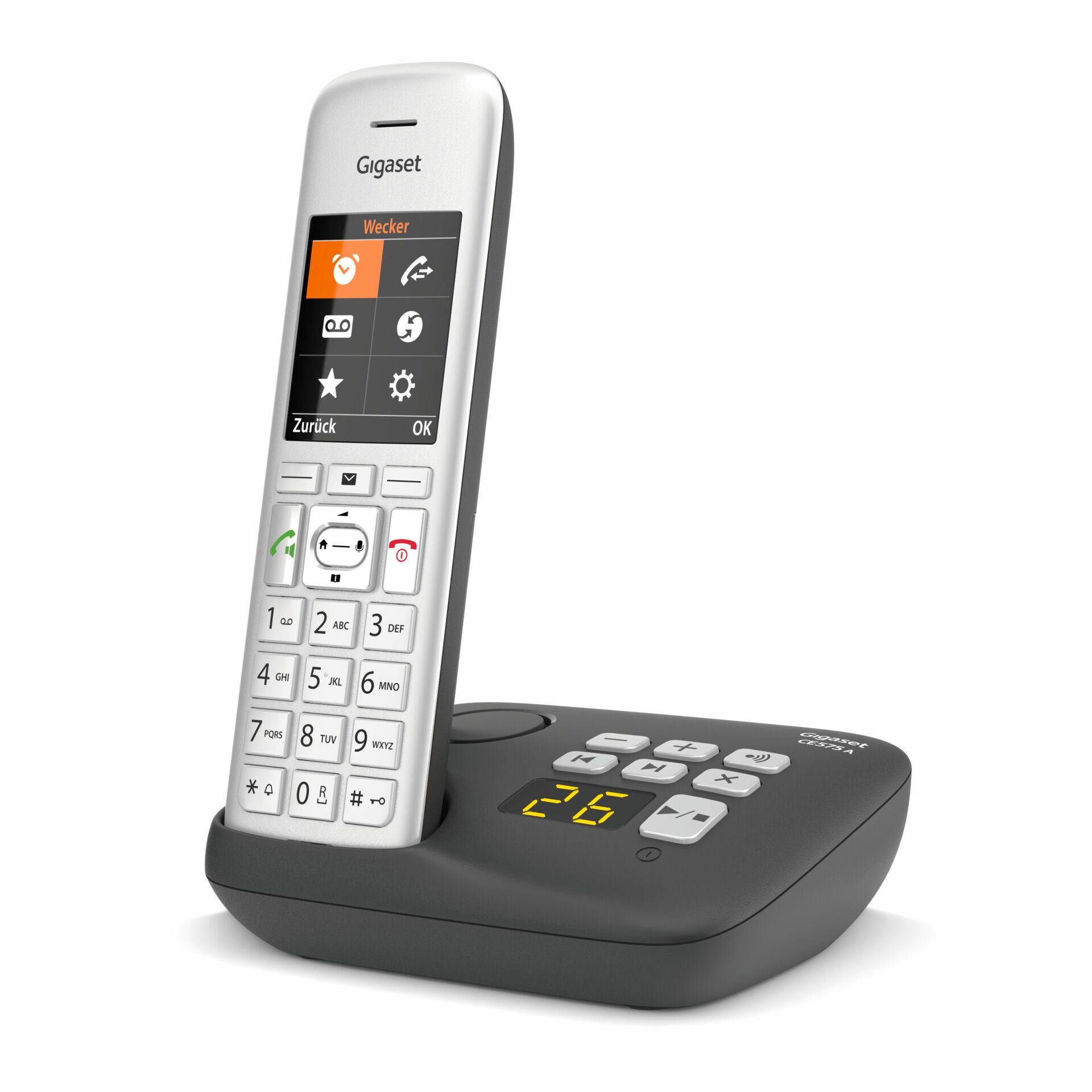 Gigaset CE575A silber/schwarz