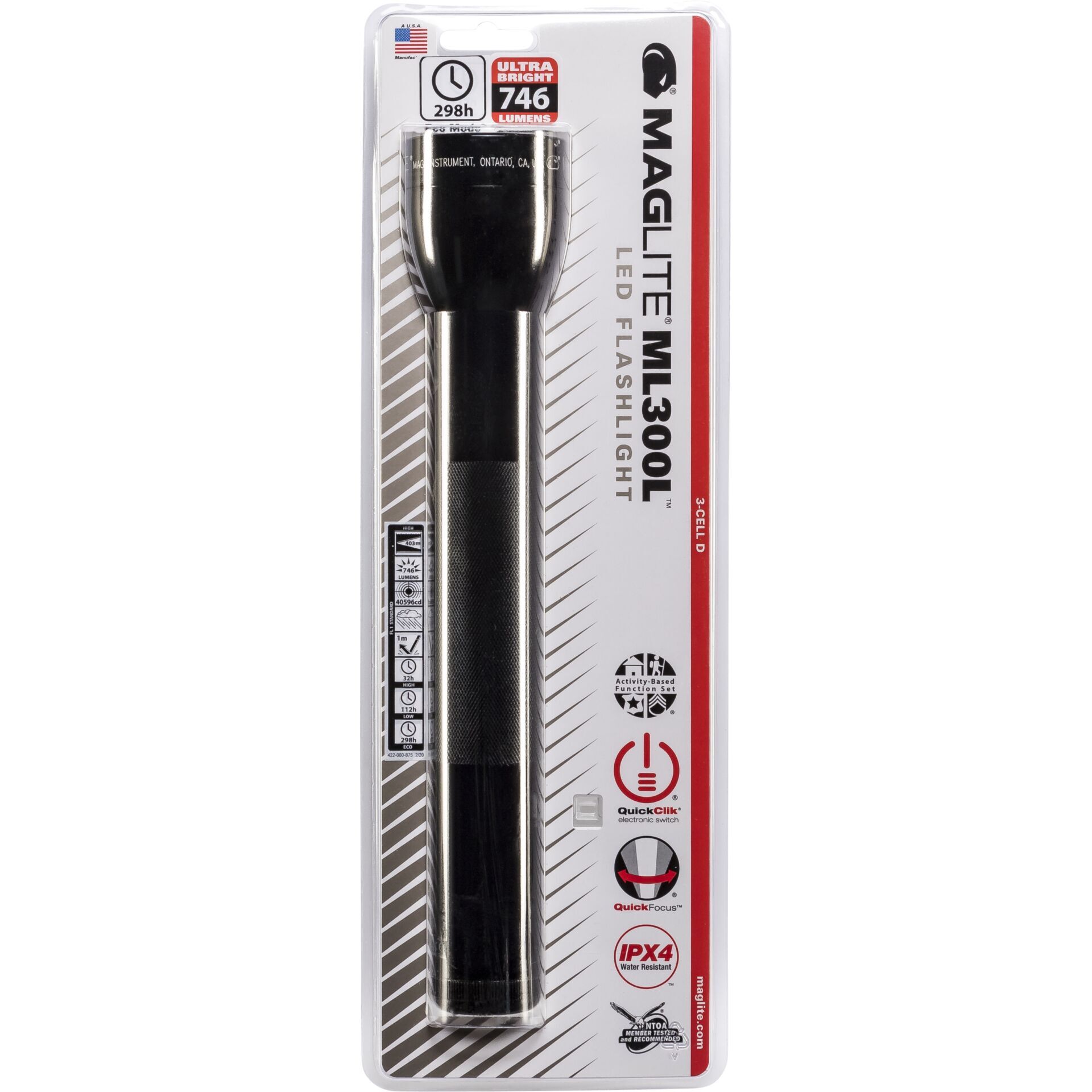 Maglite ML300L 3 D-Cell Taschenlampe