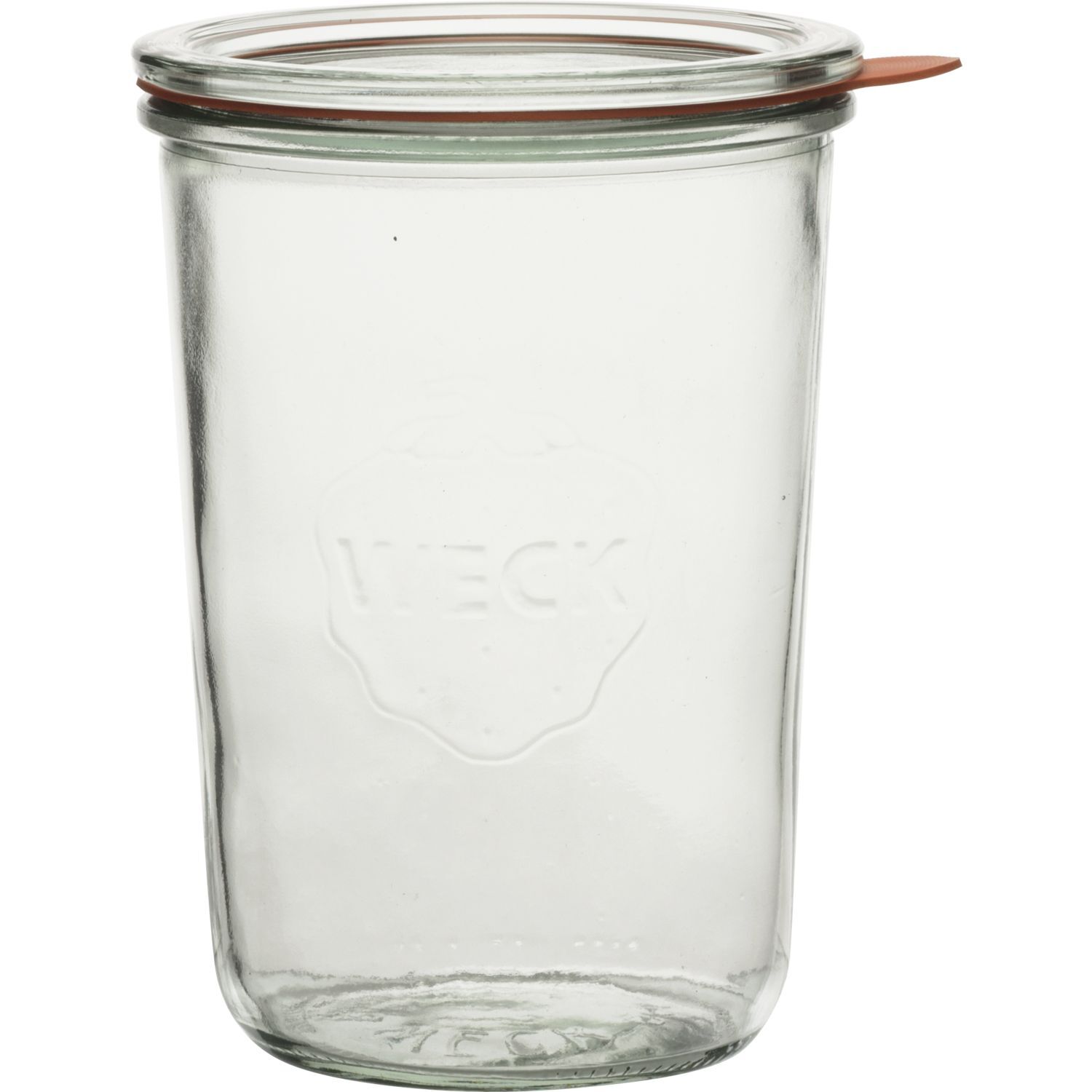 WECK Einkochglas 4-tlg., mit Deckel, Dichtungsring, Klammer, Inhalt: 0,75 Liter