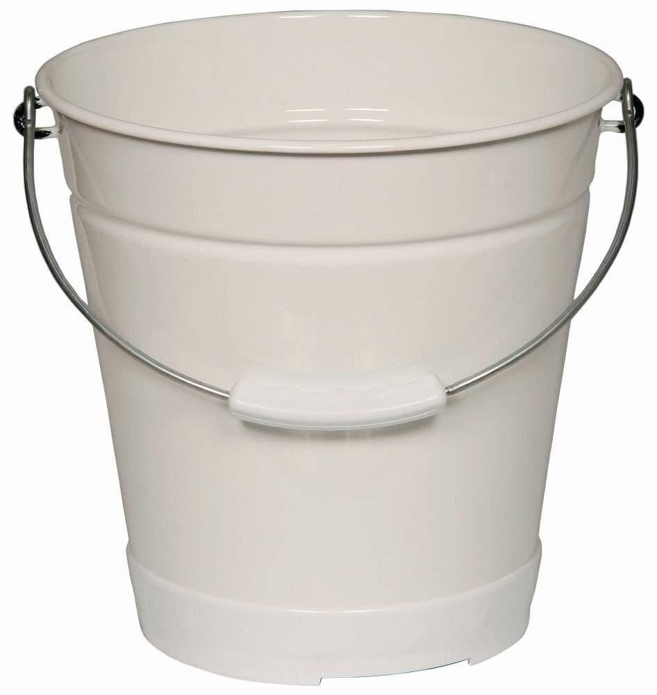 Riess Wassereimer Ø28cm 10 Liter Emaille Classic Weiss