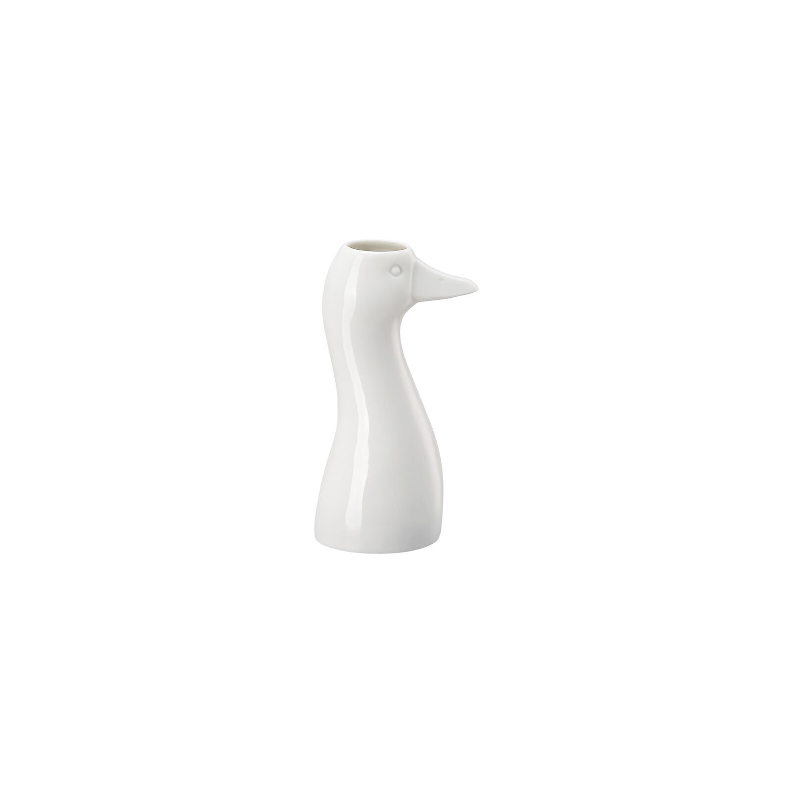 Hutschenreuther Vase 14 cm Gans-Vase Weiss
