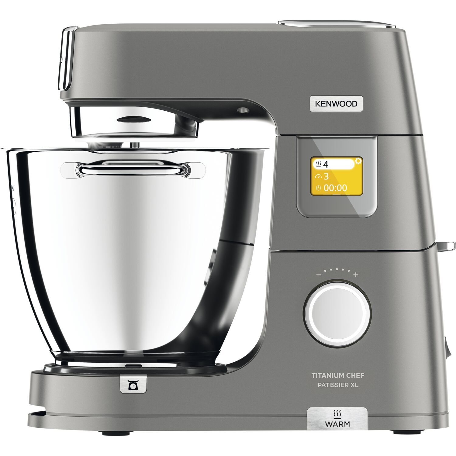 KENWOOD KWL90.004SI Titanium Chef Patissier XL Küchenmaschine, Inhalt: 7 Liter