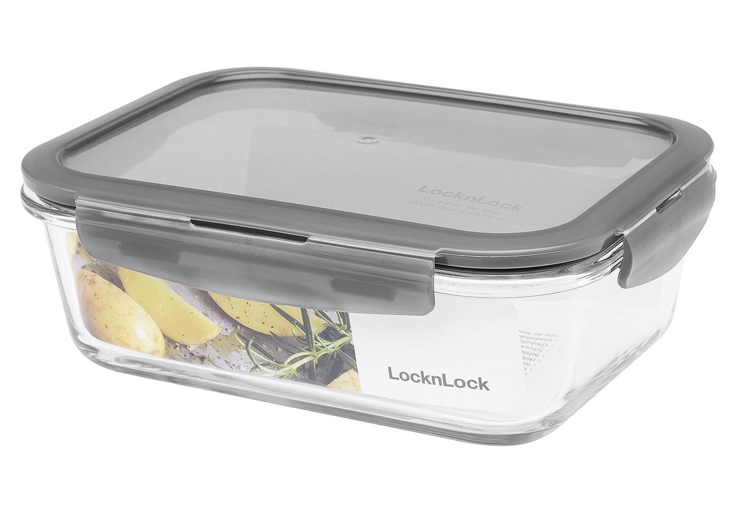 LOCK&LOCK Frischhaltedose Boroseal rechteckig 1 Liter 20x15,2x7,4cm