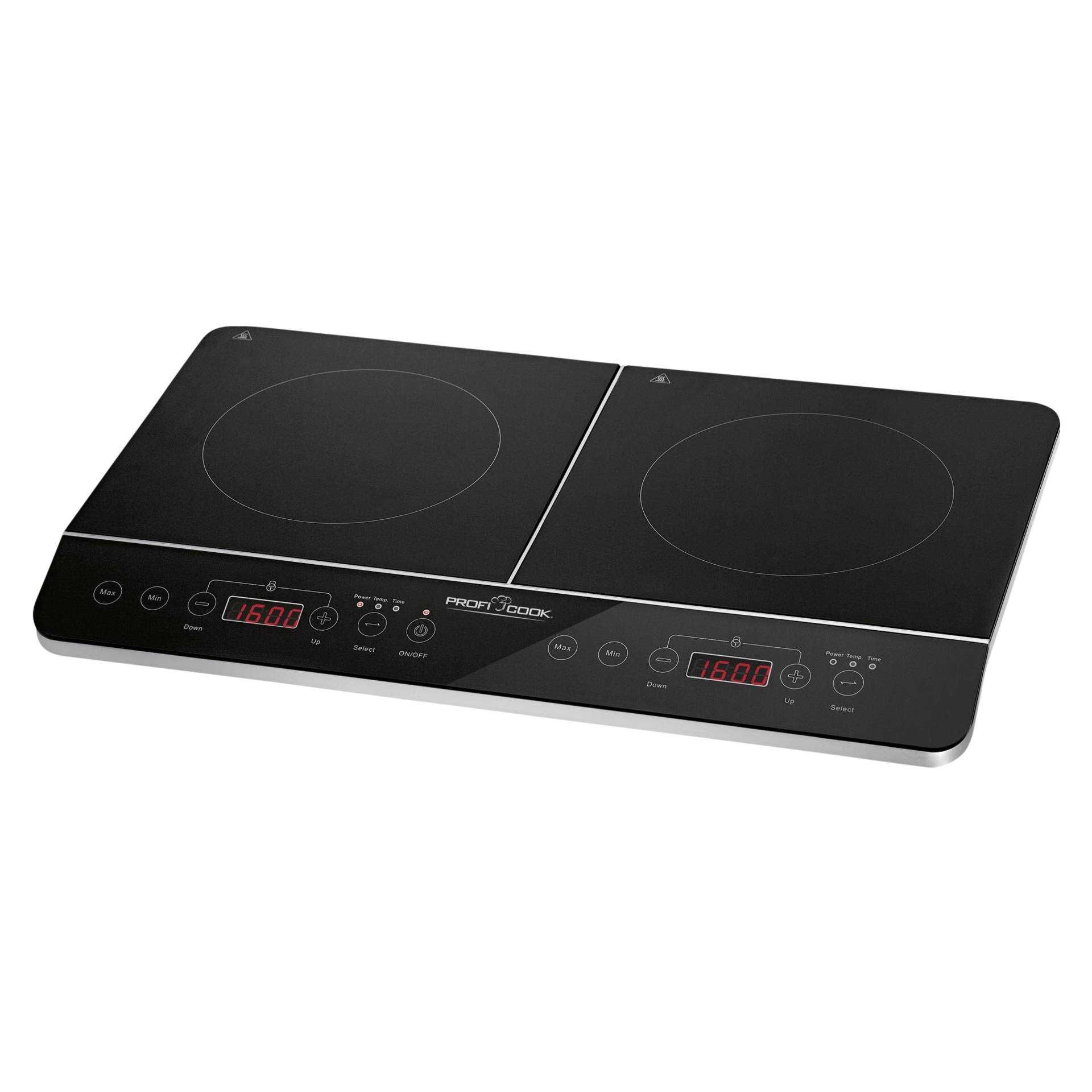 ProfiCook PC-DKI 1067 - Induktionskochplatte - 3.5 kW - Edelstahl/Schwarz