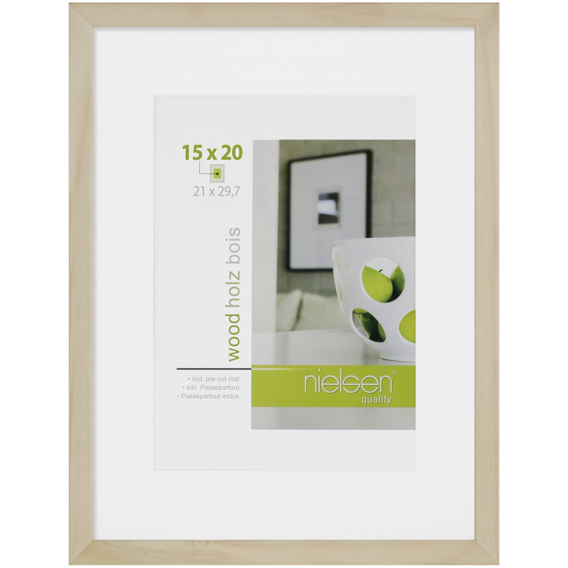 Nielsen Apollon natur    21x29,7 Holz DIN A4              8988048