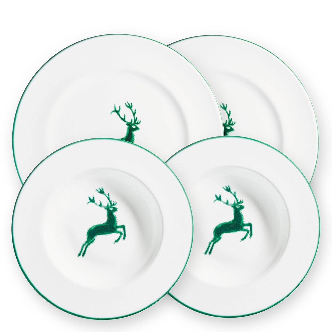 Gmundner Keramik Grüner Hirsch, Dinner für 2 Gourmet