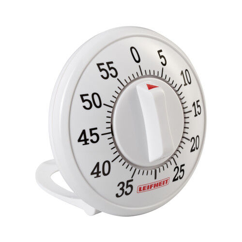 LEIFHEIT Kurzzeitmesser Signature analog Ø6,2cm weiß