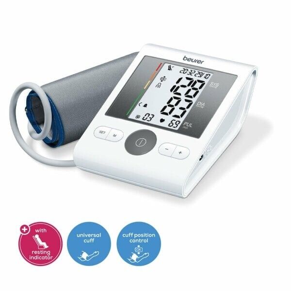 BEURER Blutdruckmessgerät f. Oberarm 4x30 Speicher LCD ws BM 28