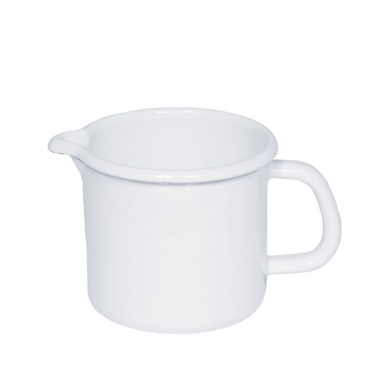 Riess Schnabeltopf Ø16cm 2L Weiss Emaille