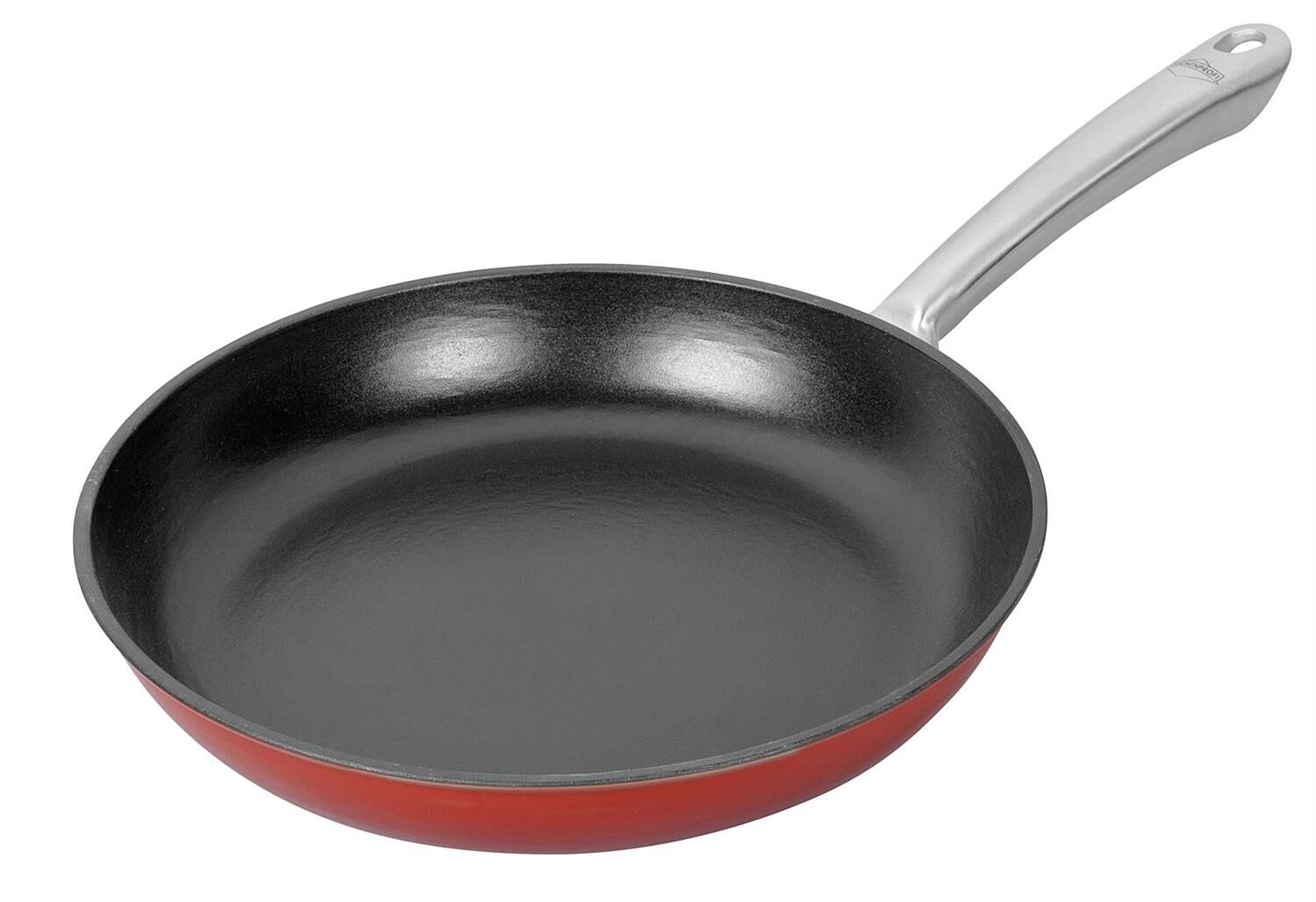 KÜCHENPROFI Bratpfanne Gusseisen Ø28cm rot