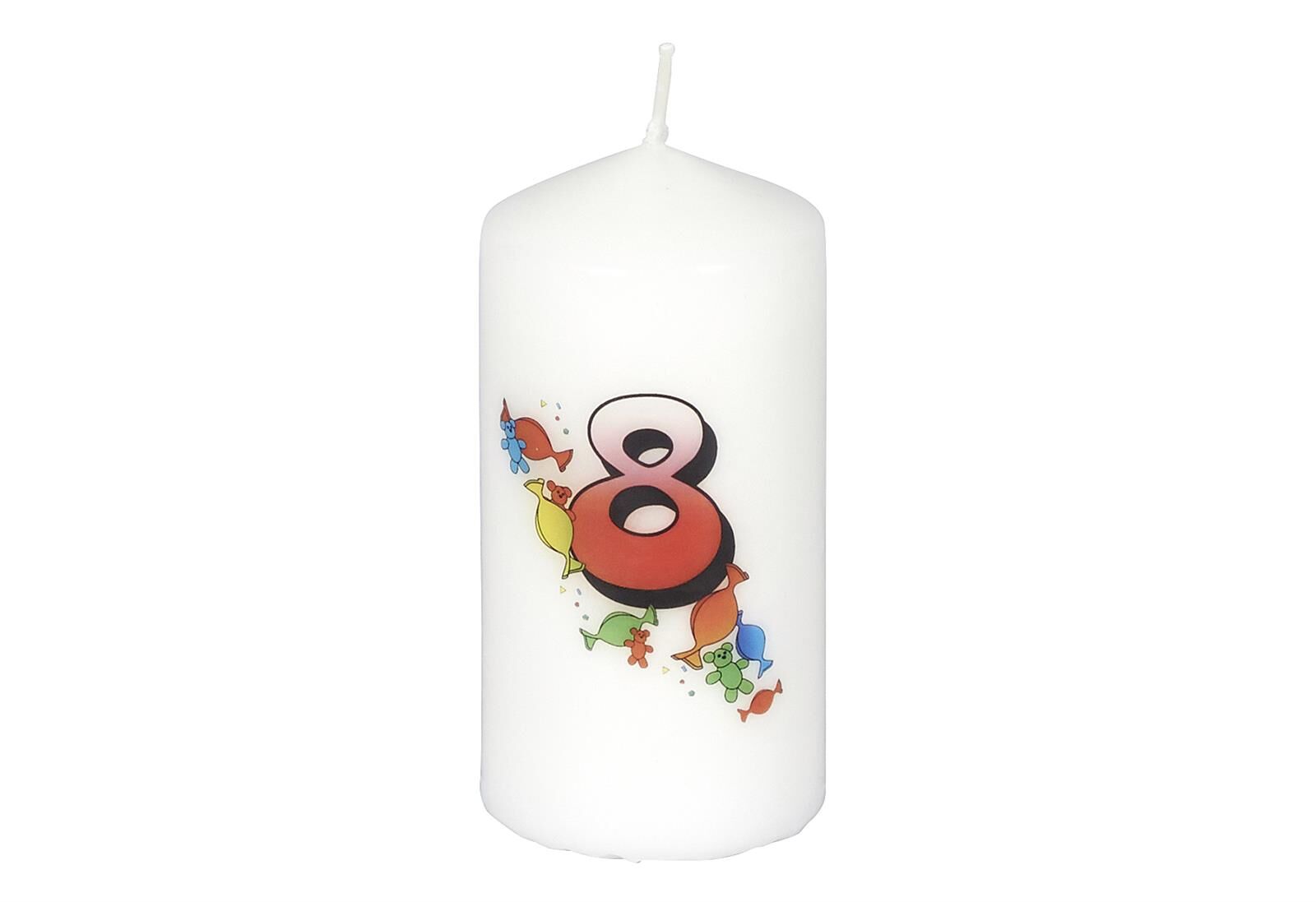 Geburtstagskerze 8