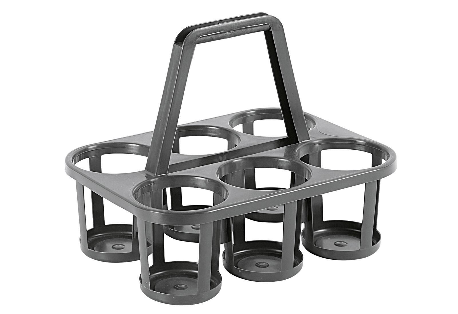 KEEEPER Flaschenträger 6-fach 34x26x28cm graphite