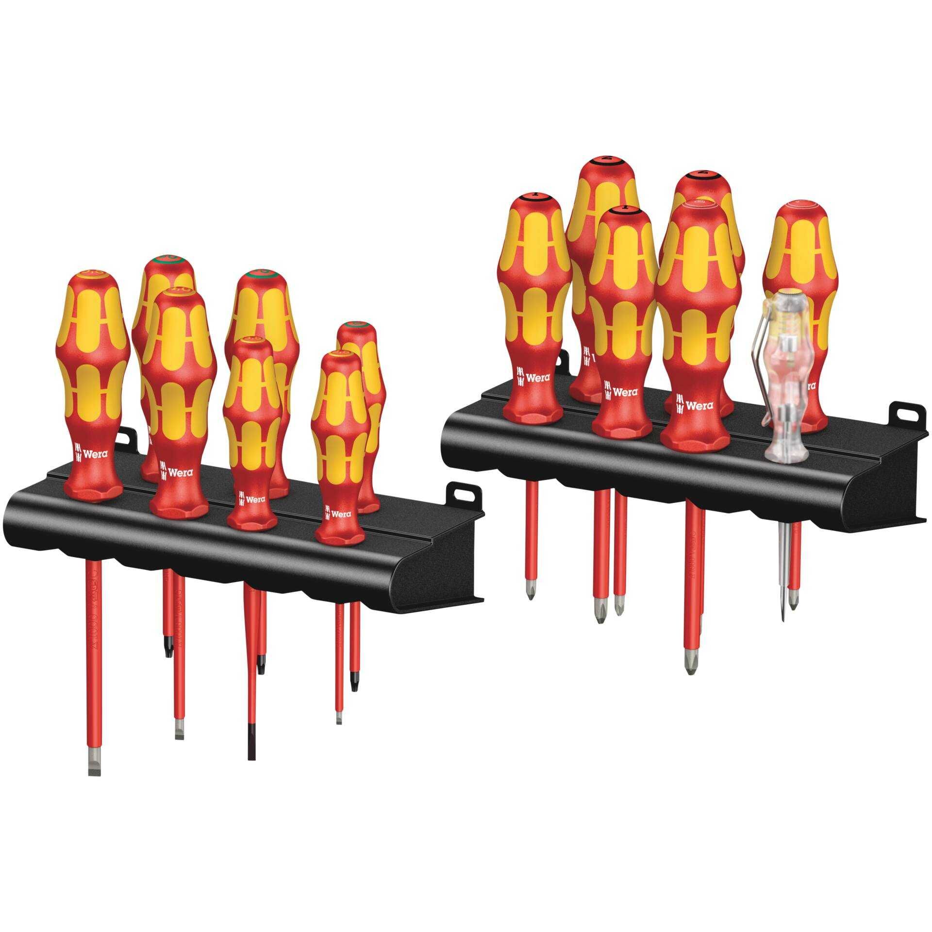 Wera Kraftform Big Pack 100 VDE - Schraubendrehersatz - 14 Stücke - isoliert