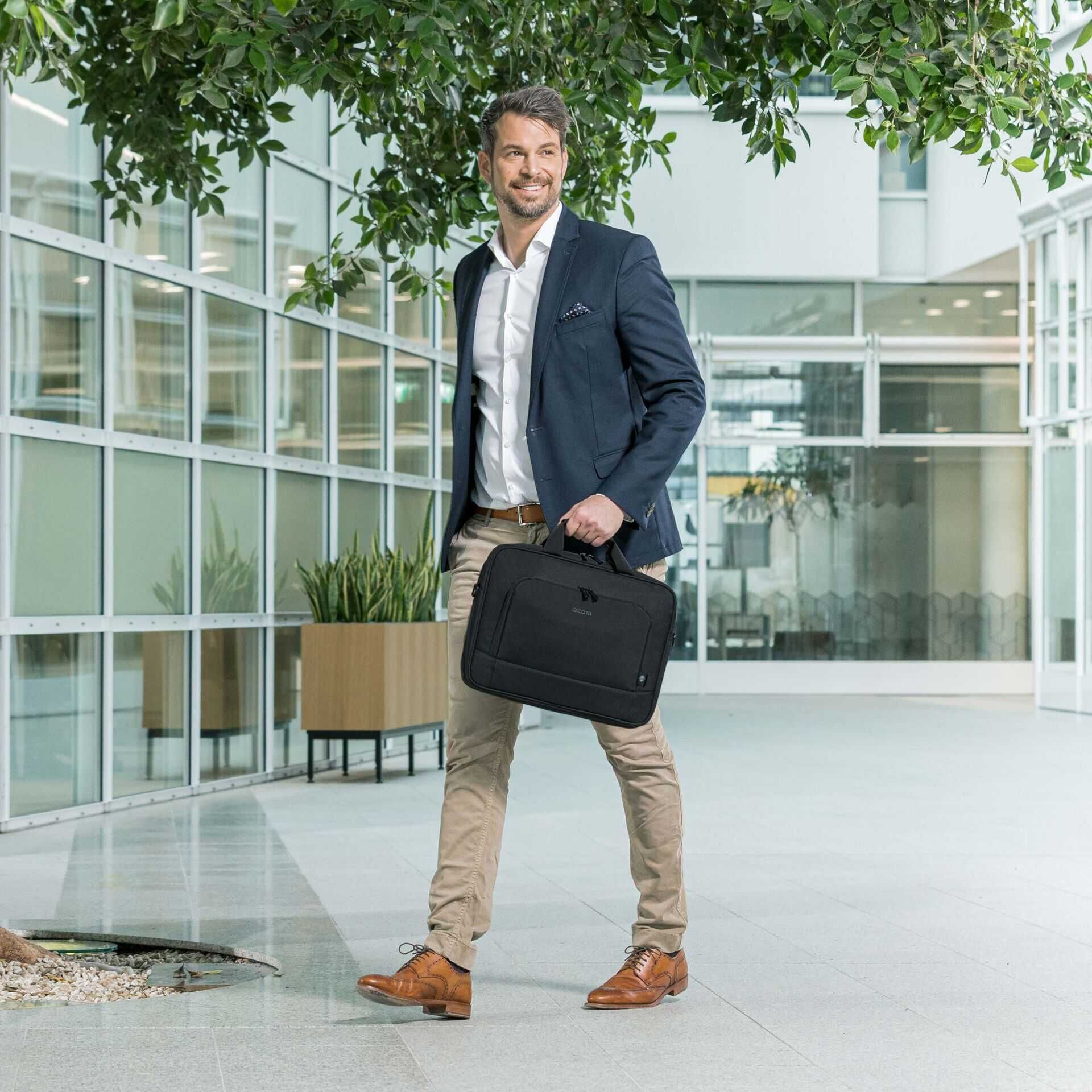 DICOTA Laptop Bag Eco Top Traveller BASE 15-17.3  black