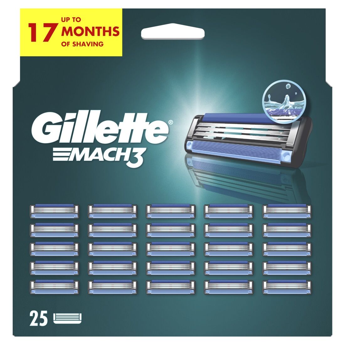 Gillette Mach3 Systemklingen 25er