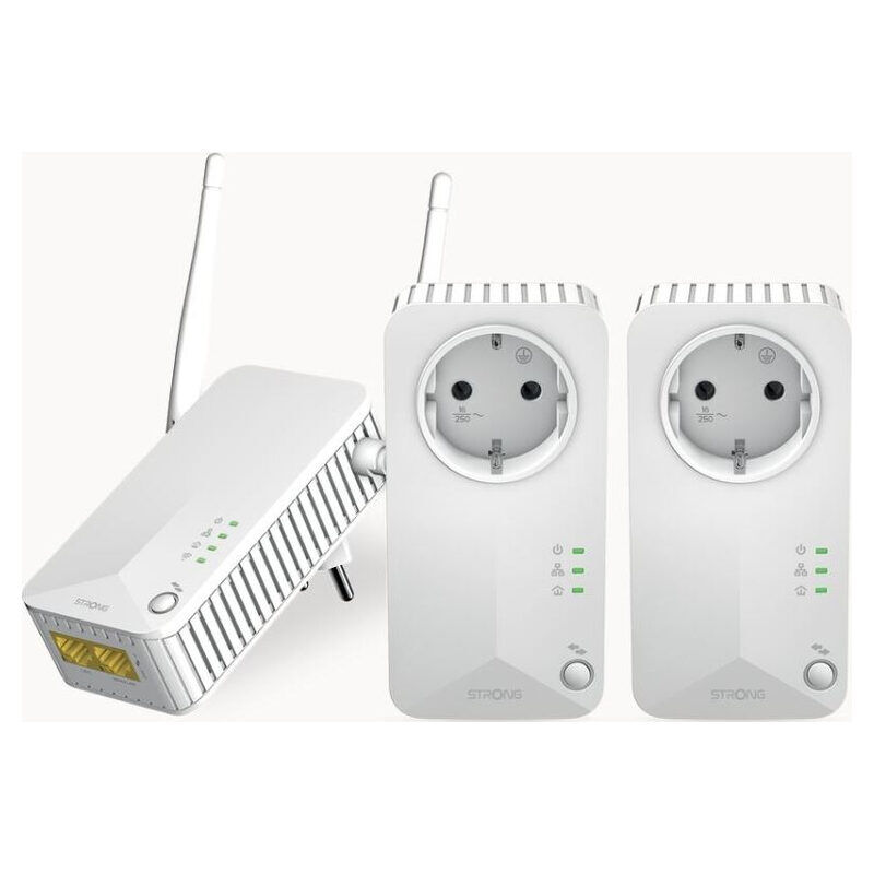 Strong Powerline WIFI 600 Triple ws (weiss)