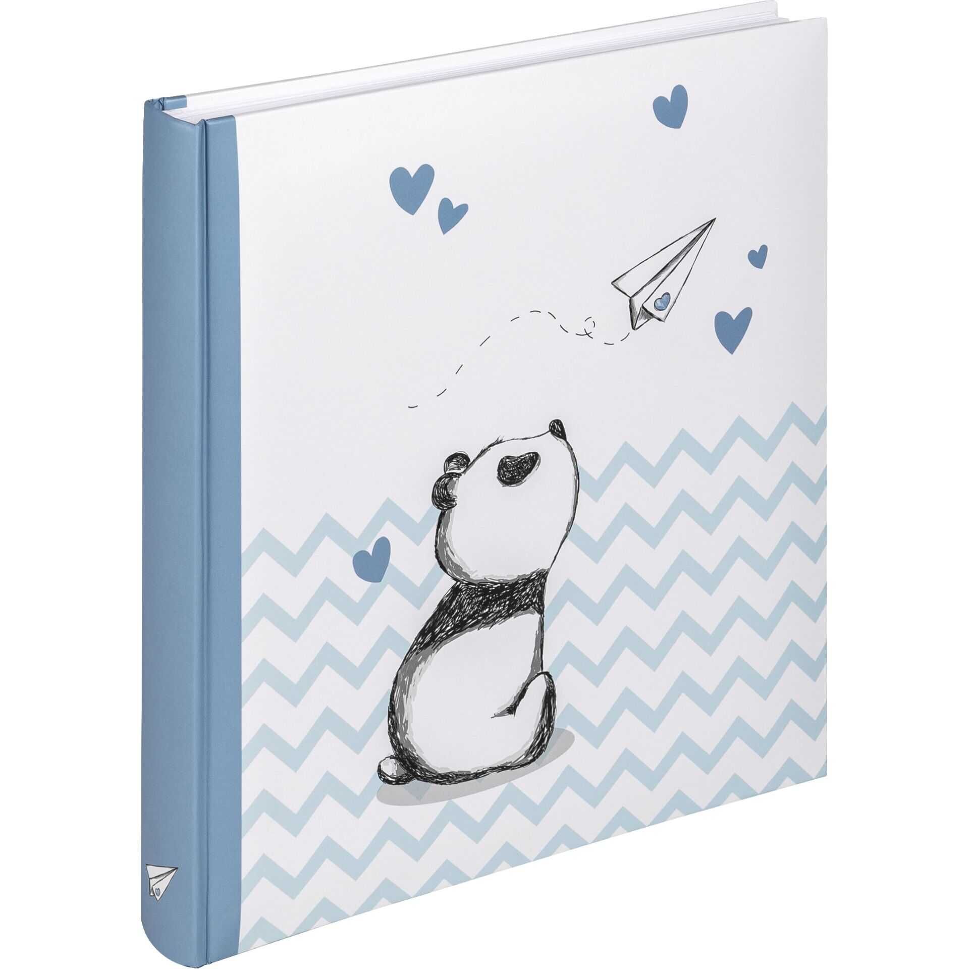 Walther Baby Little Panda blau 28x30,5 50 weiße Seiten   UK281L