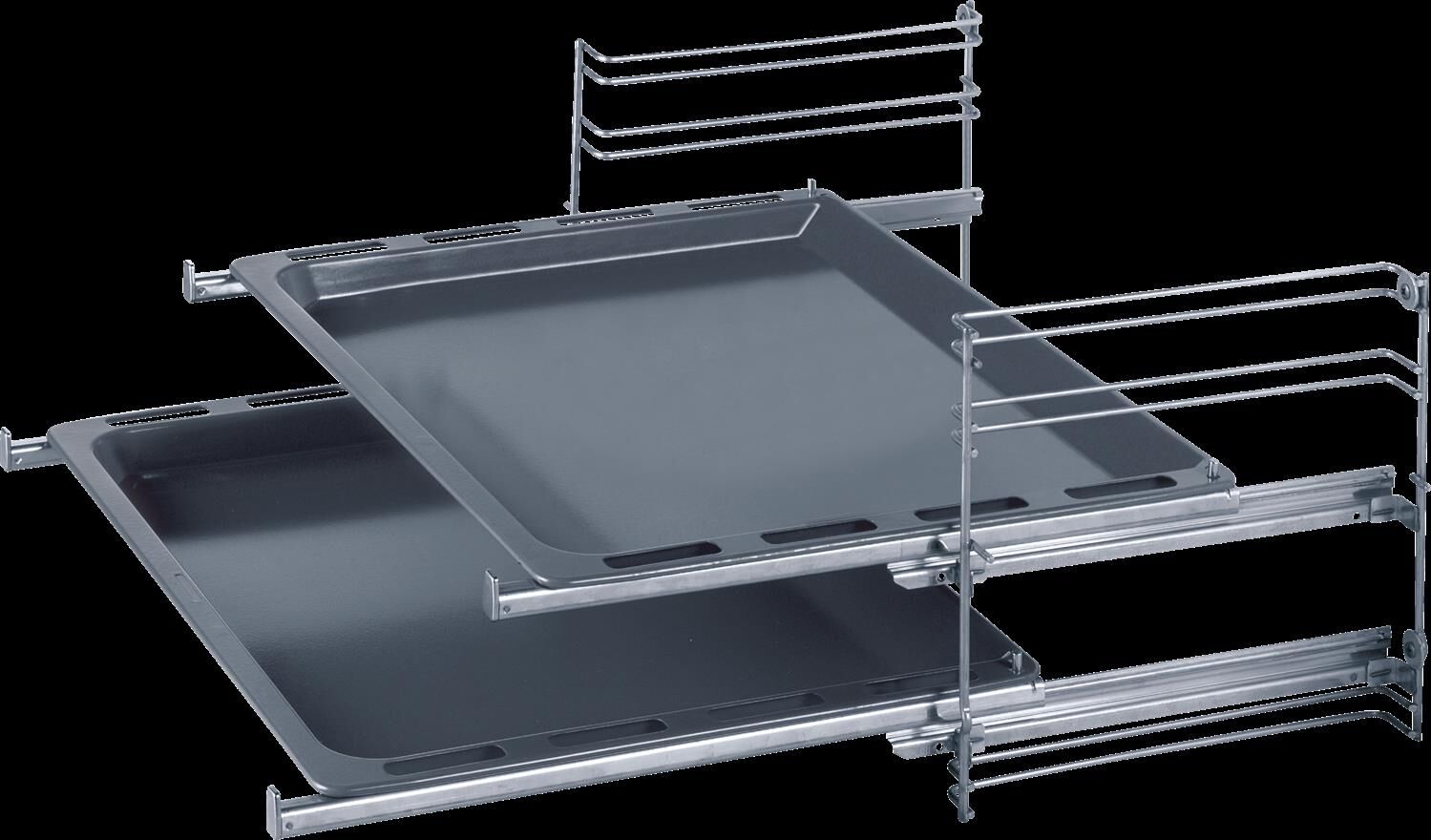 Bosch Teleskopauszug, 2-fach, Edelstahl, HEZ438201