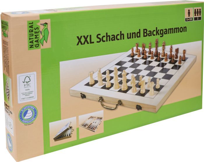 Natural Games XXL Schach und Backgammon 61129839