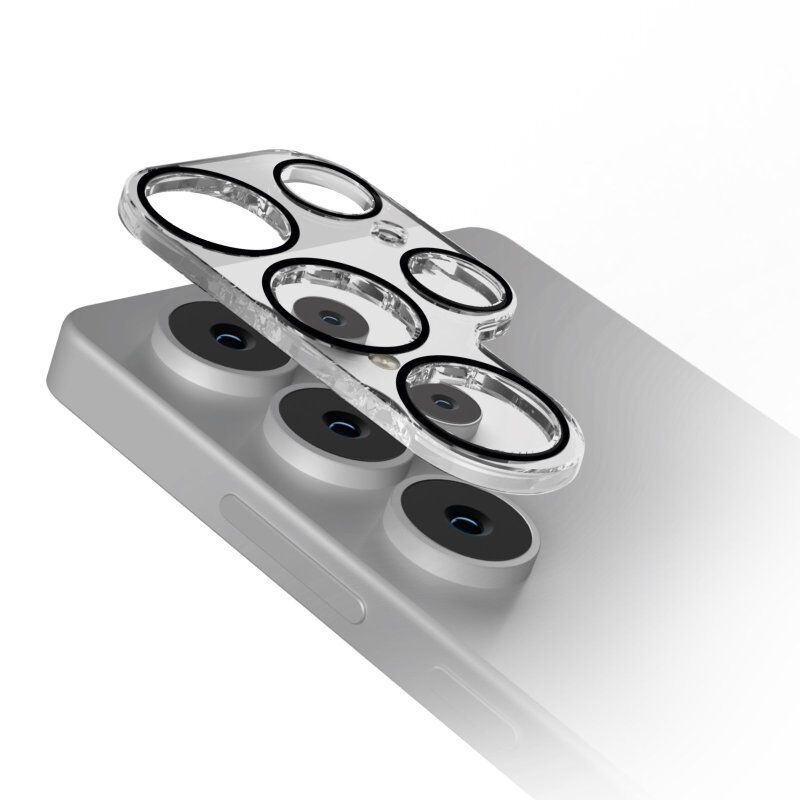 SBS TECAMGLSAS25U, Linsenschutz, Transparent, Silikon, Gehärtetes Glas, Samsung, Galaxy S25 Ultra, Kratzfest